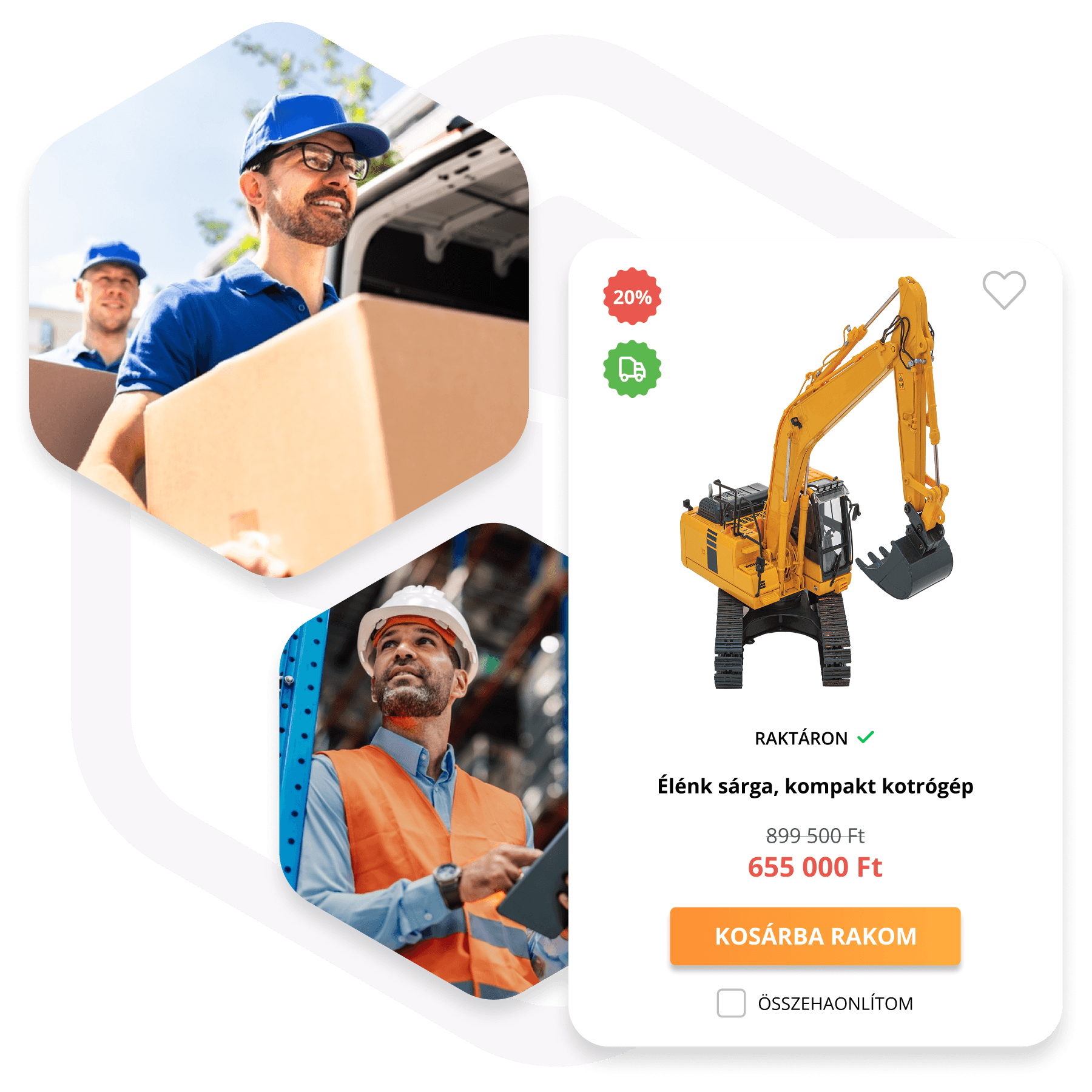 Logishop - Támogató B2B funkciók