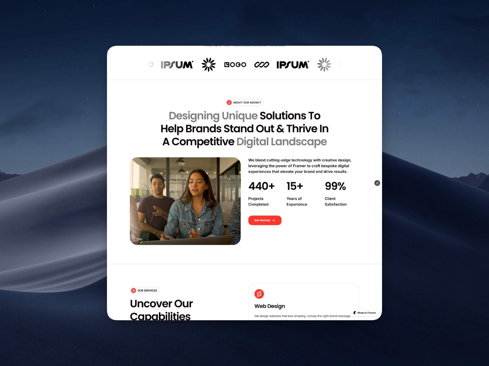 Elevate — 现代专业 SaaS 产品官网设计灵感