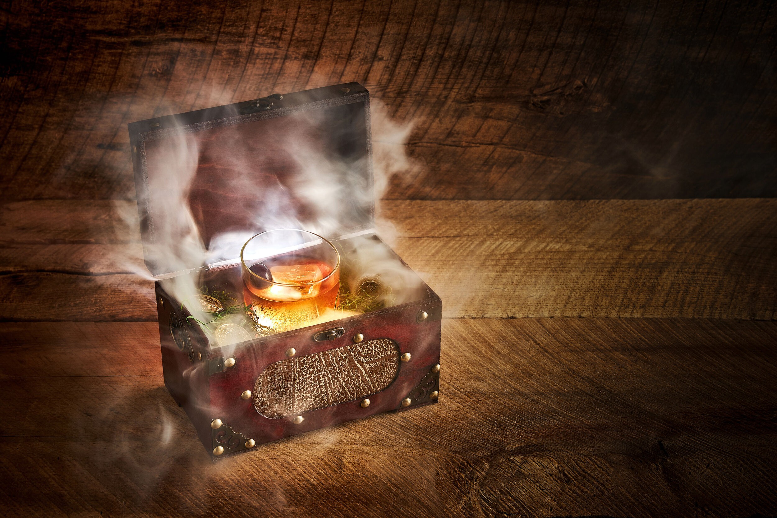 Treasure Chest Smoked Old Fashioned
