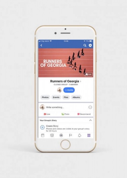 Cover photo for facebook group for mobile