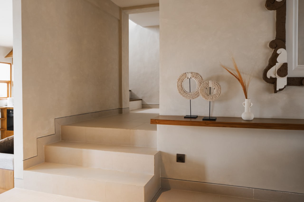 Spacious 2BR villa with panoramic views of rice fields — Babakan, Canggu