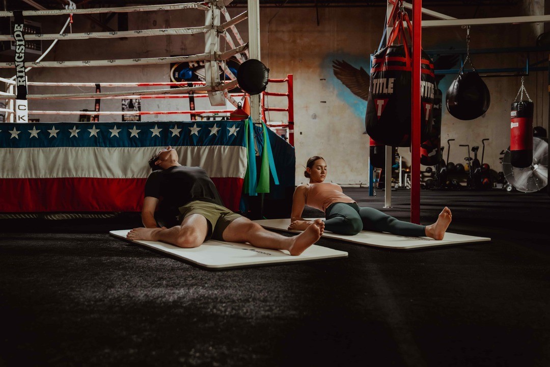 Persons in Boxing Gym - Thoracic Mobility Exercises