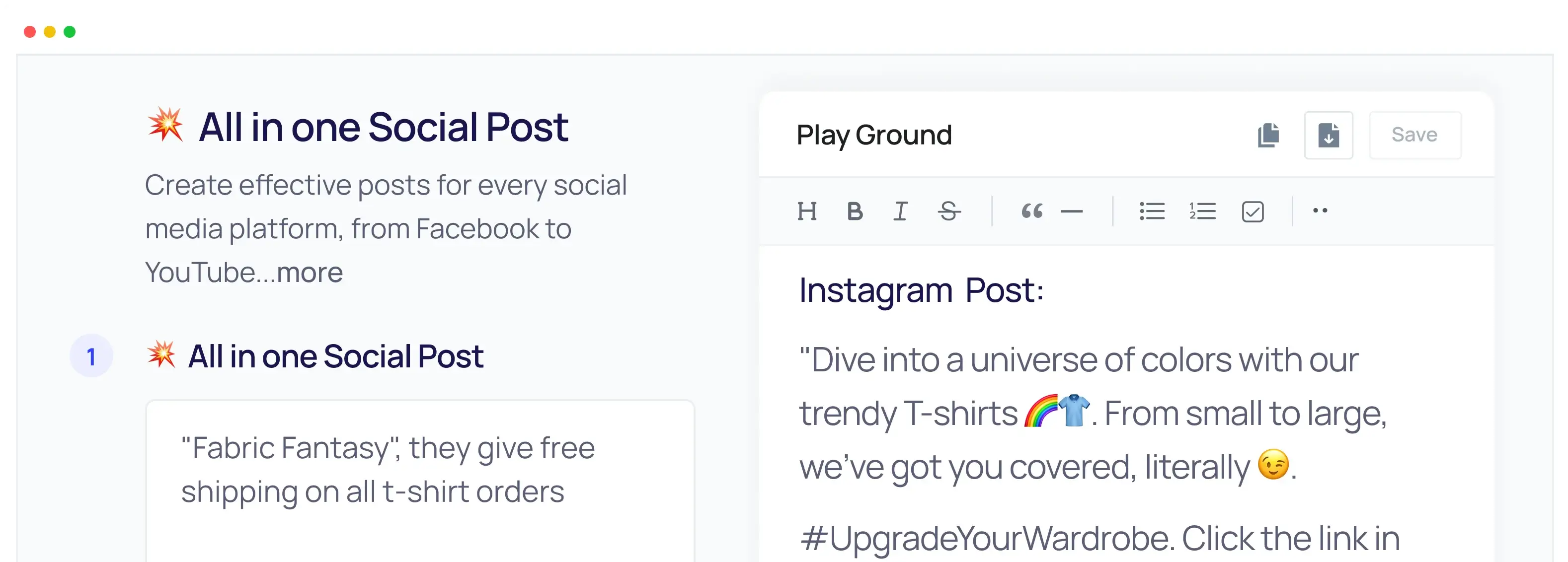 Social Media Post Generator CTA Image