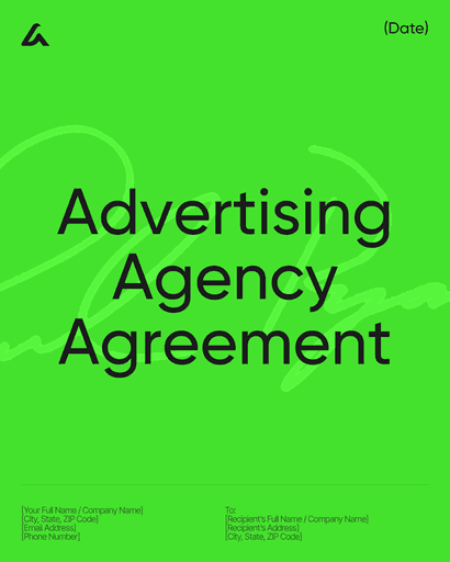 Advertising Agency Agreement