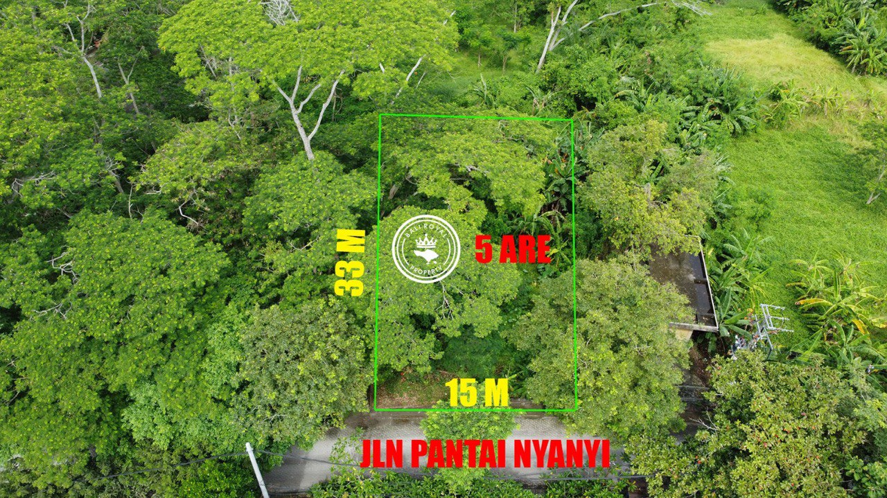 Land plot 520 m² in Tabanan, Leasehold