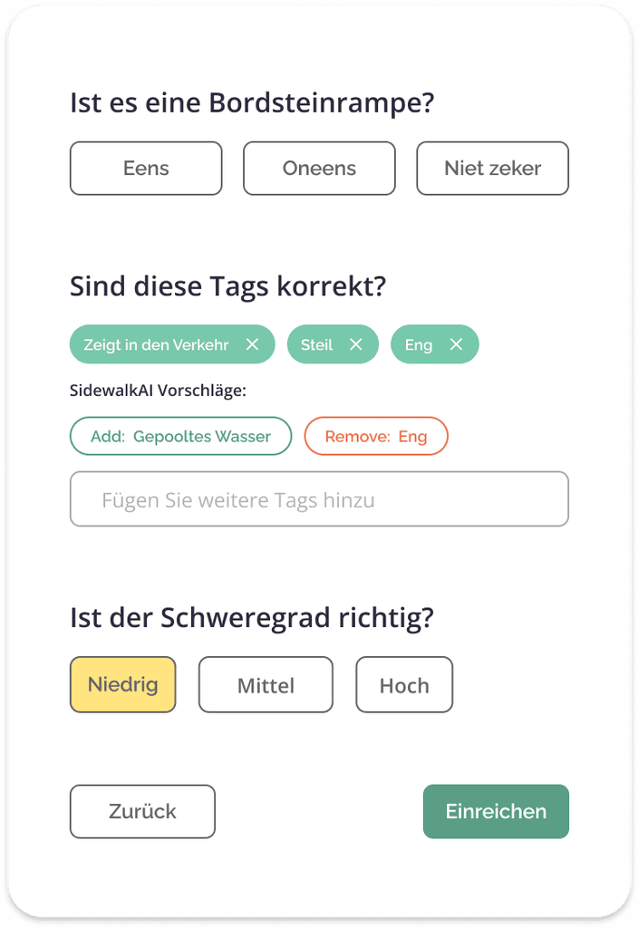 German Interface - Accessibility Validation
