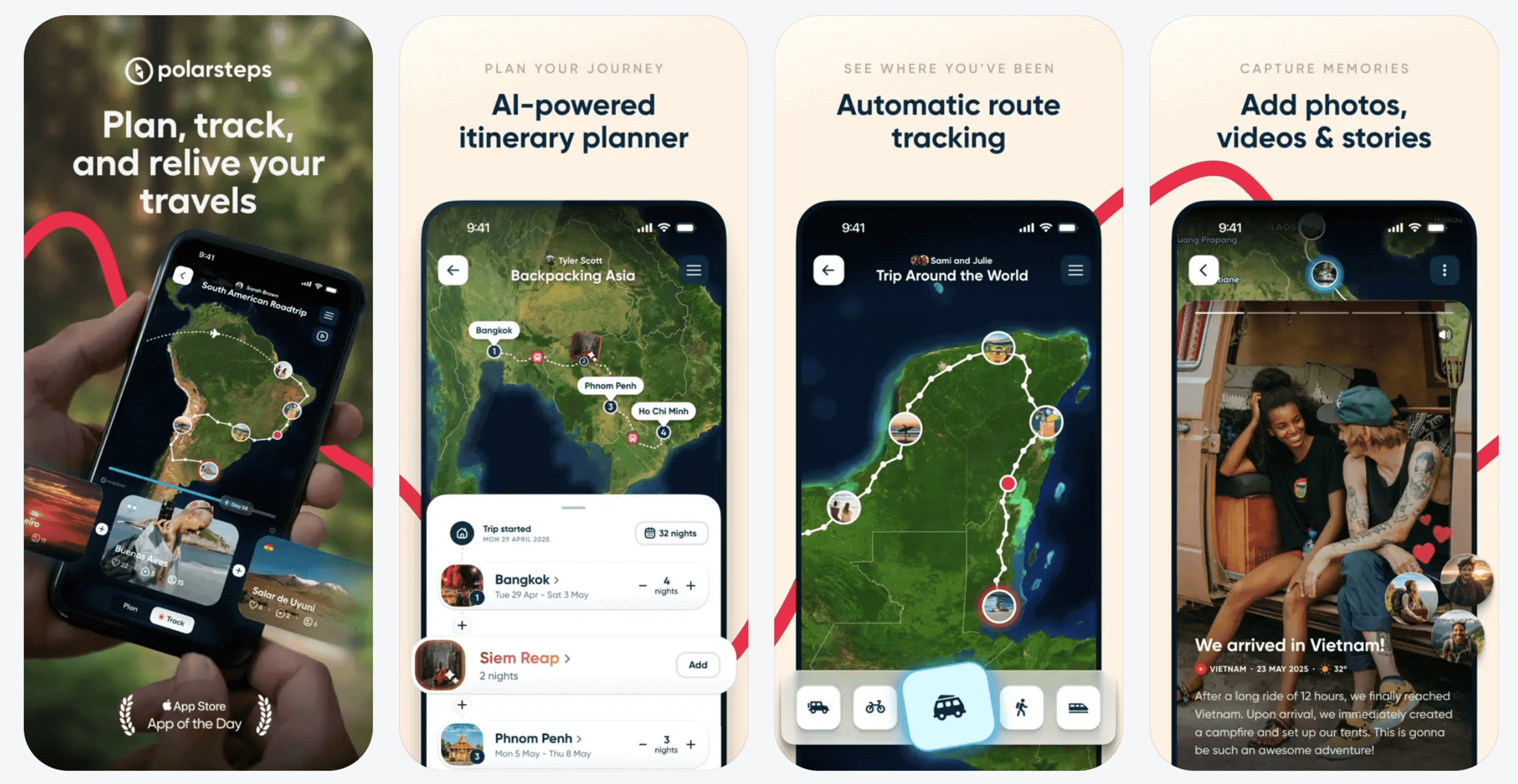 Best travel planning apps for 2026: Polarsteps