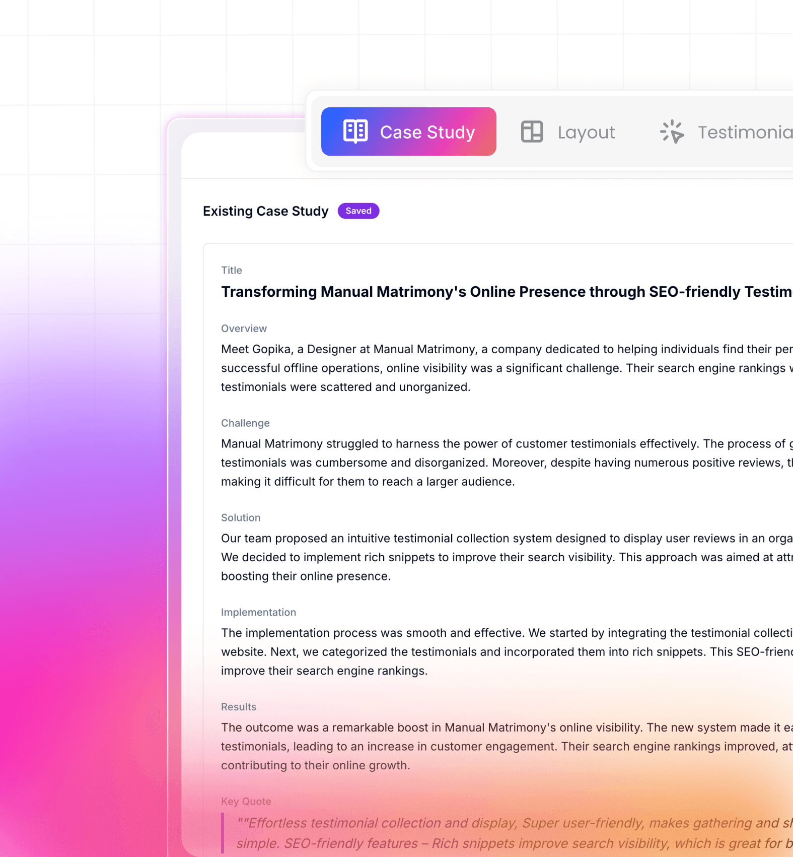 Gridapps Testimonials