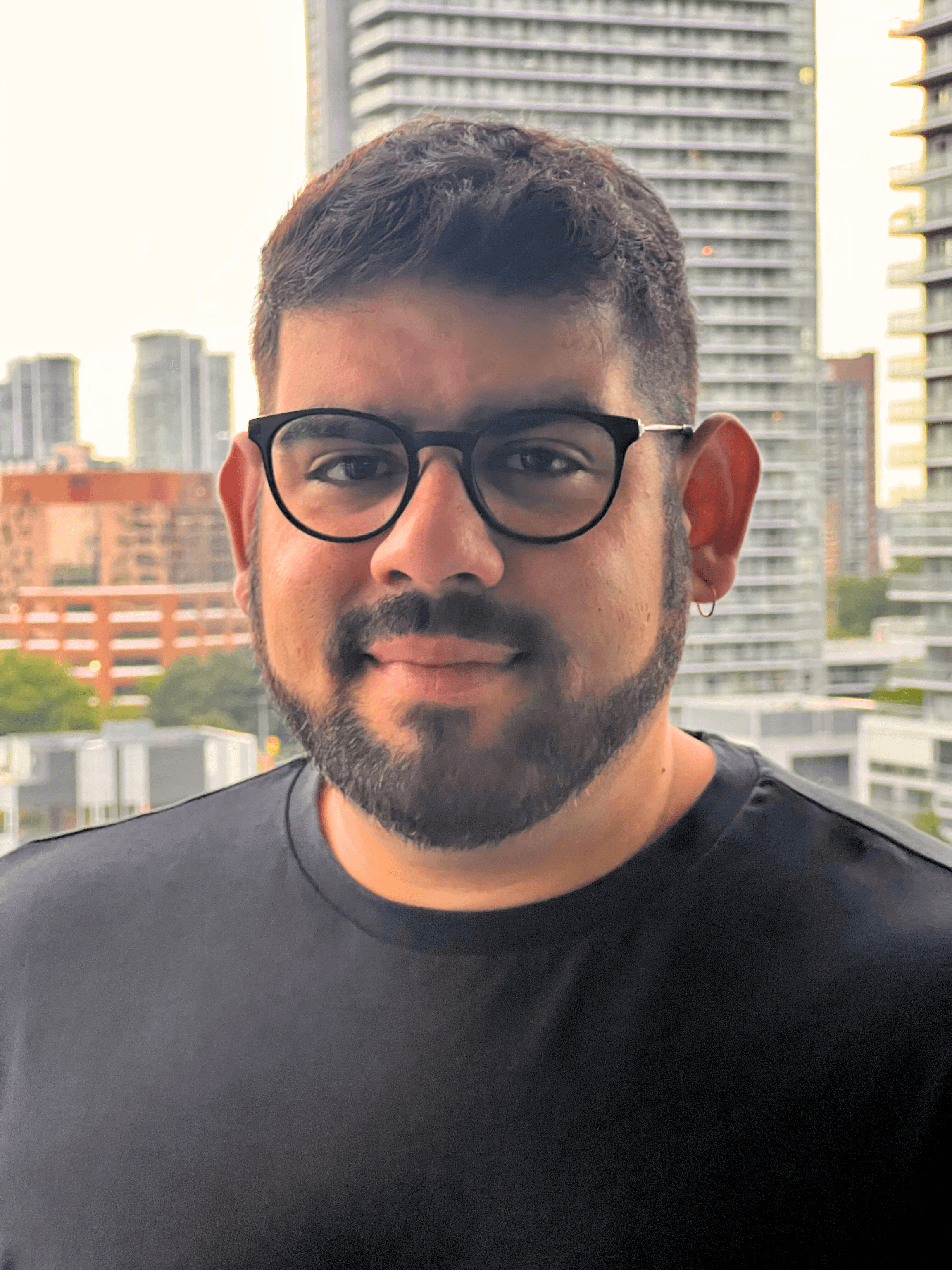 Portrait of portfolio creator