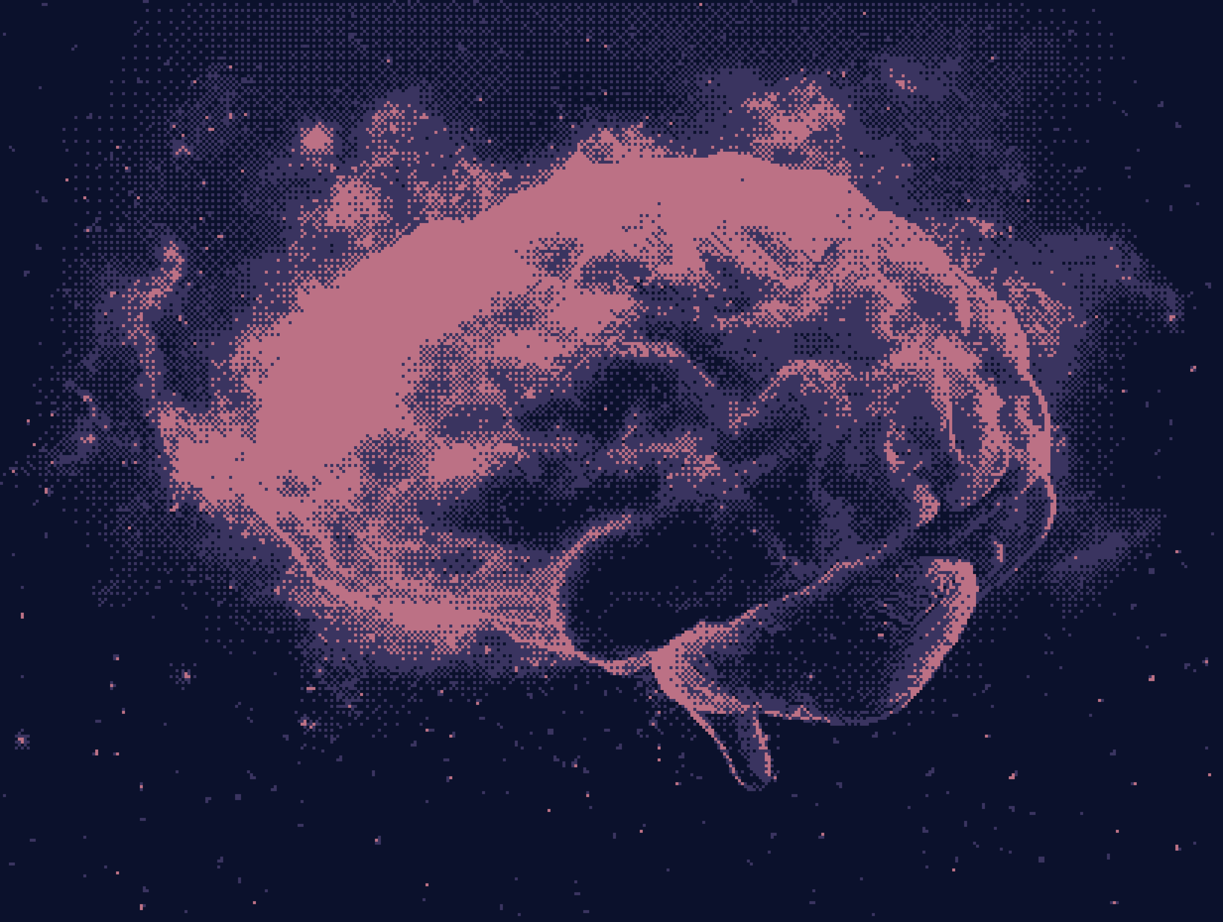 a brain in space