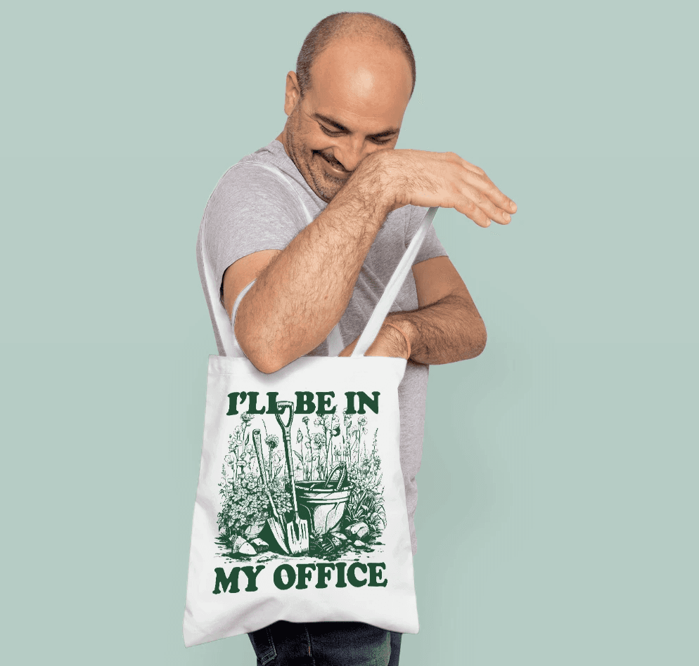 garden tote bag