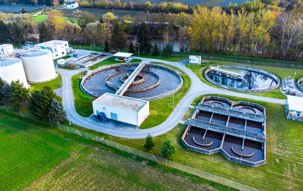 Treatment plant basin