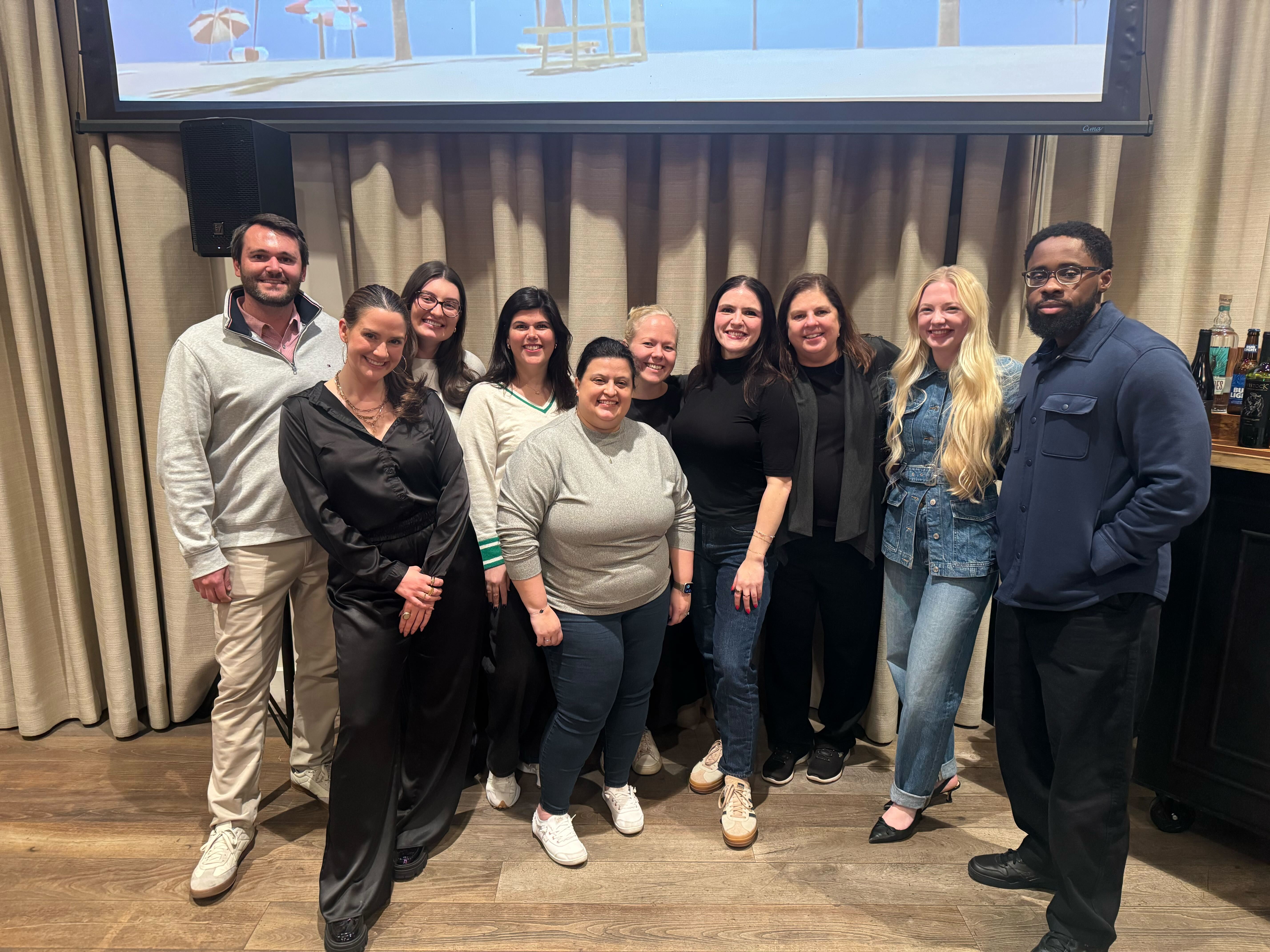 HealthJoy team at a group gathering.