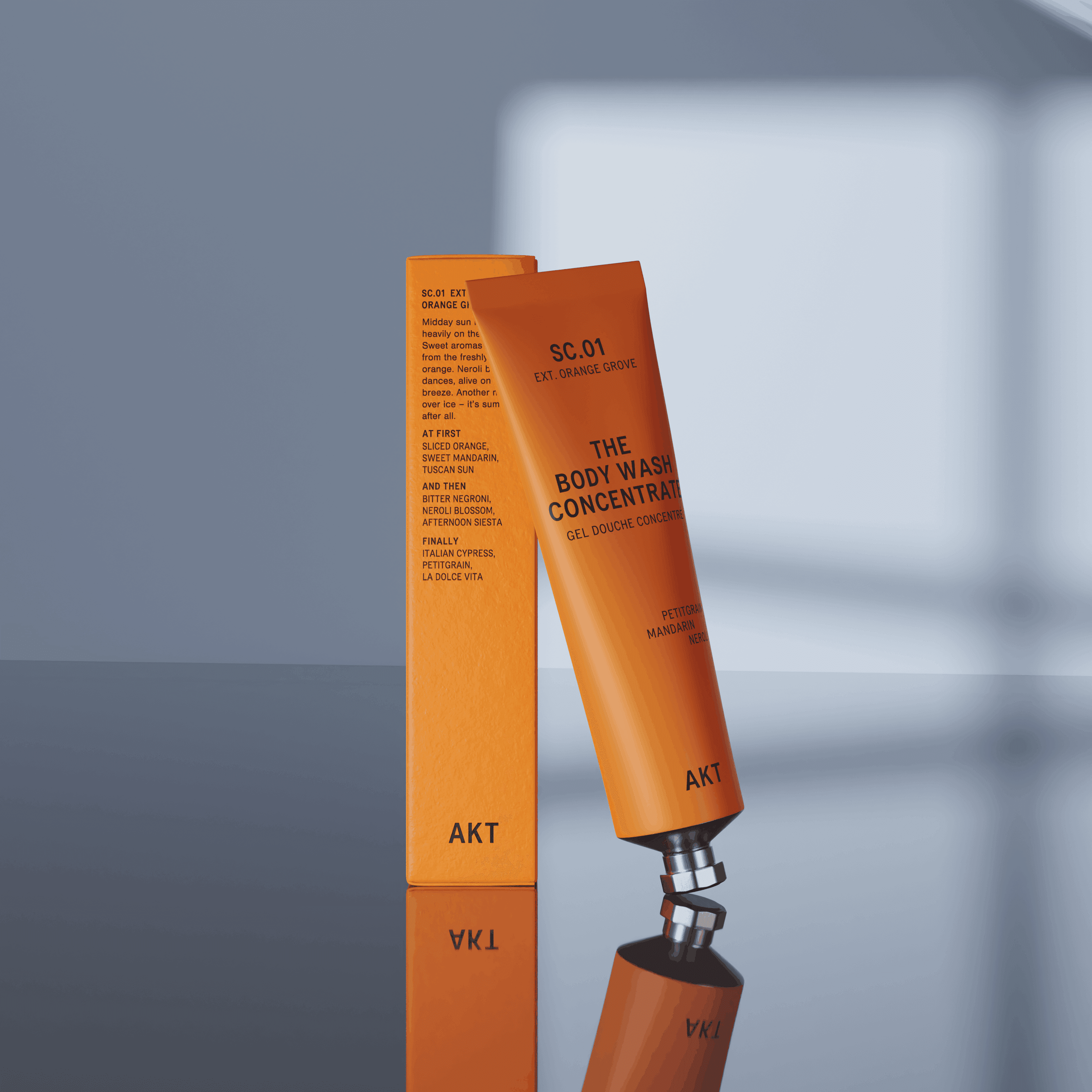 AKT Body Wash Concentrate Orange Grove Digital Twins