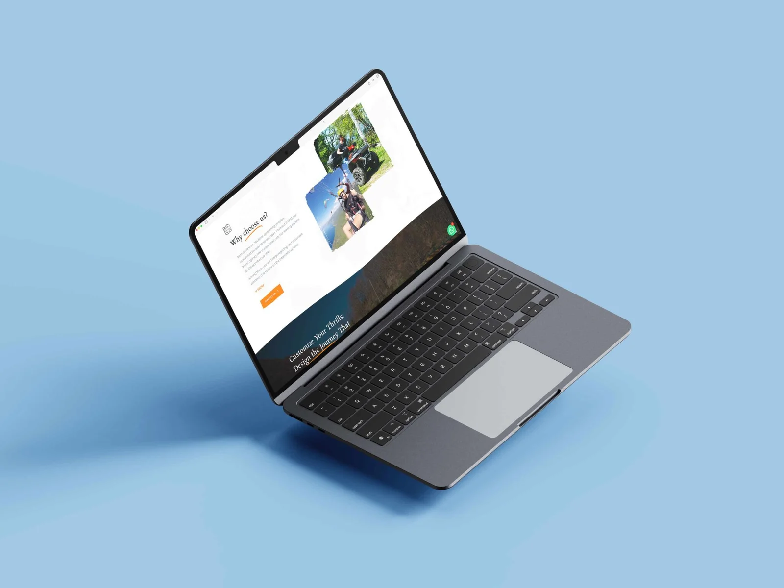 Mockup MacBook - Bran Adventure