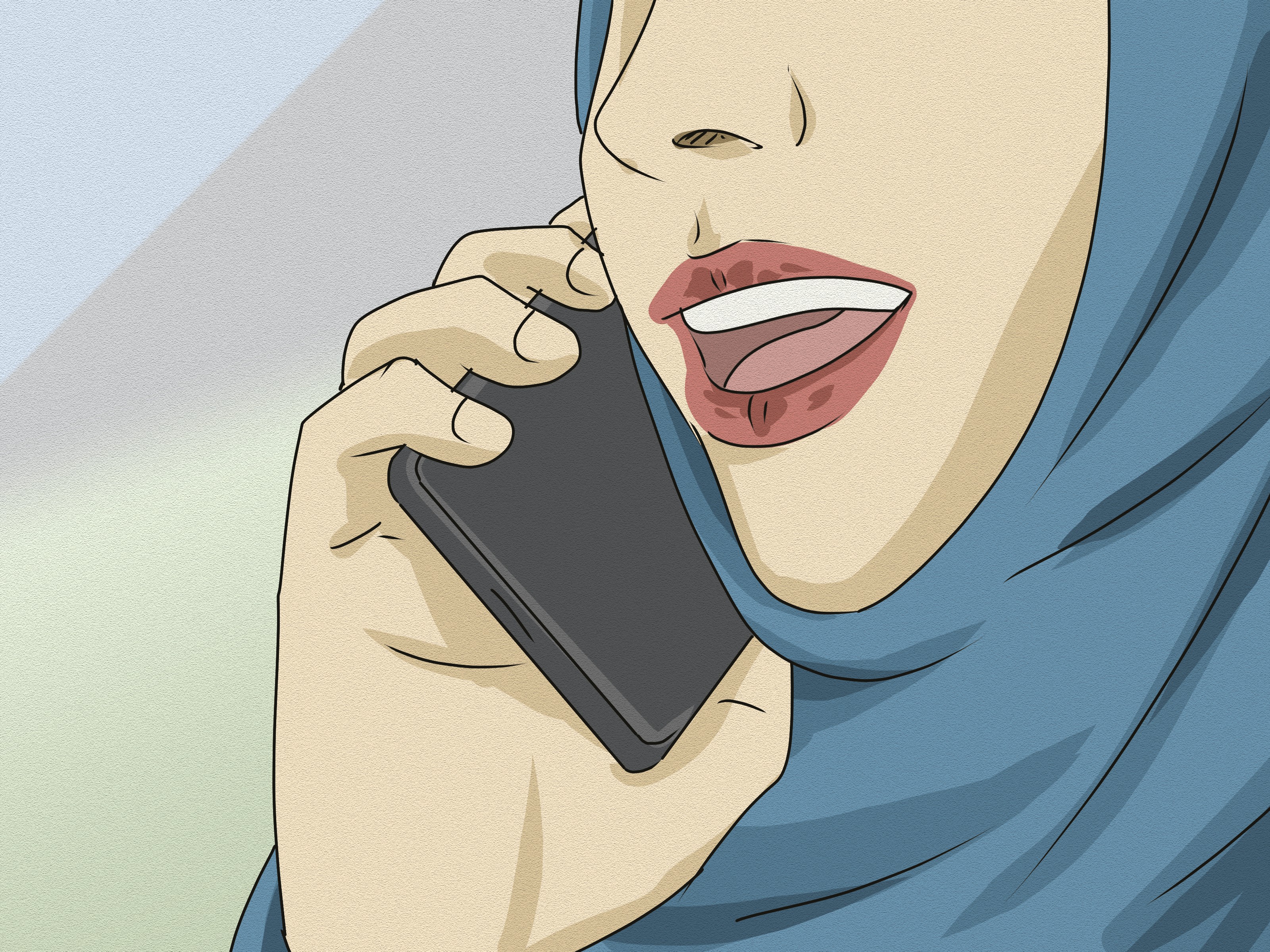 woman calling - Hello In Arabic 