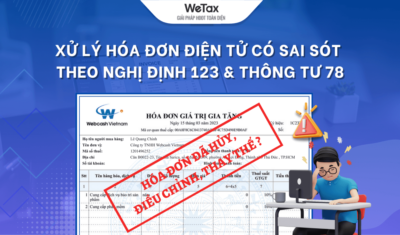 xử lý các tình huống sai sót