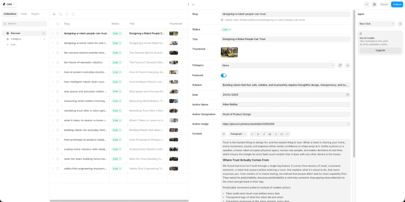 Framer CMS: Why It Matters