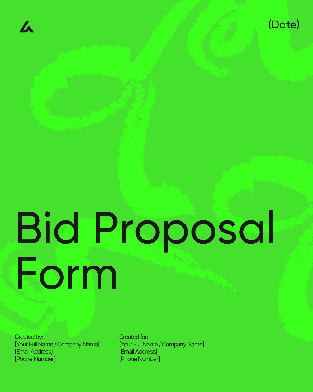 Bid Proposal Form