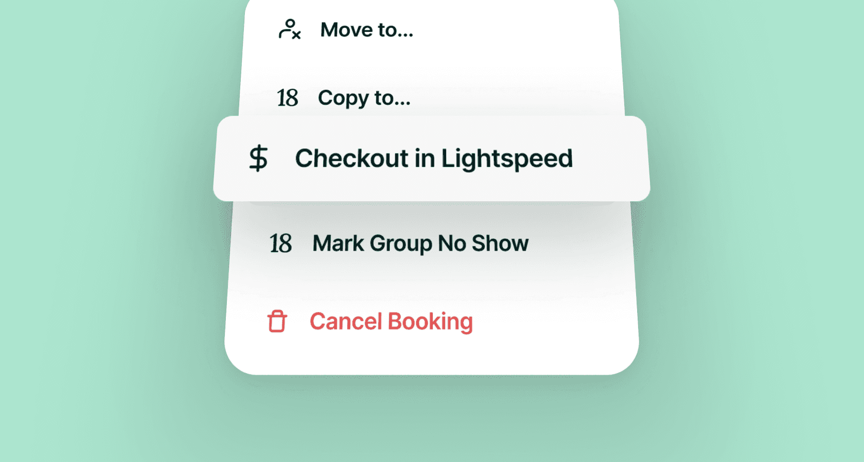 Whoosh’s golf booking system integrated with a Square terminal