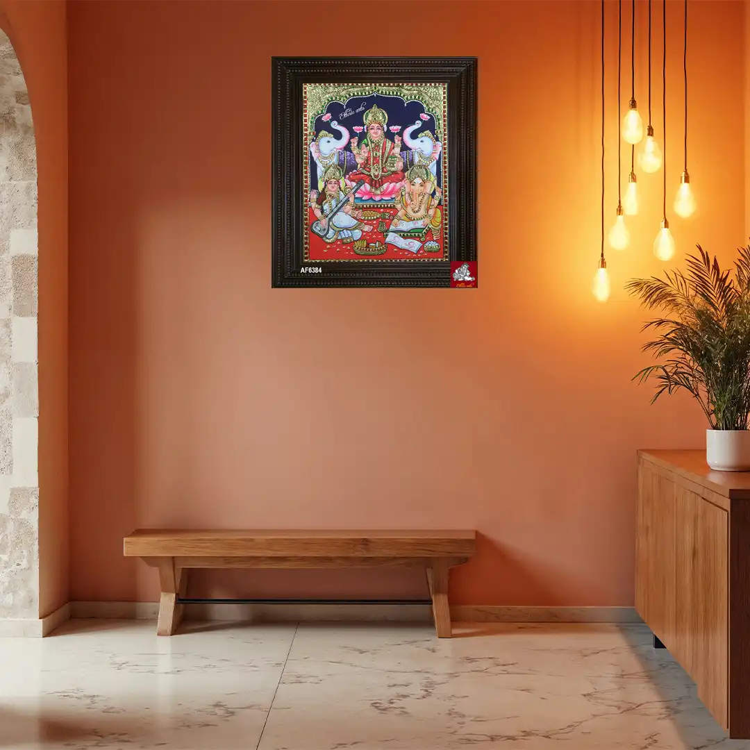 Tanjore painting Goddess Lakshmi