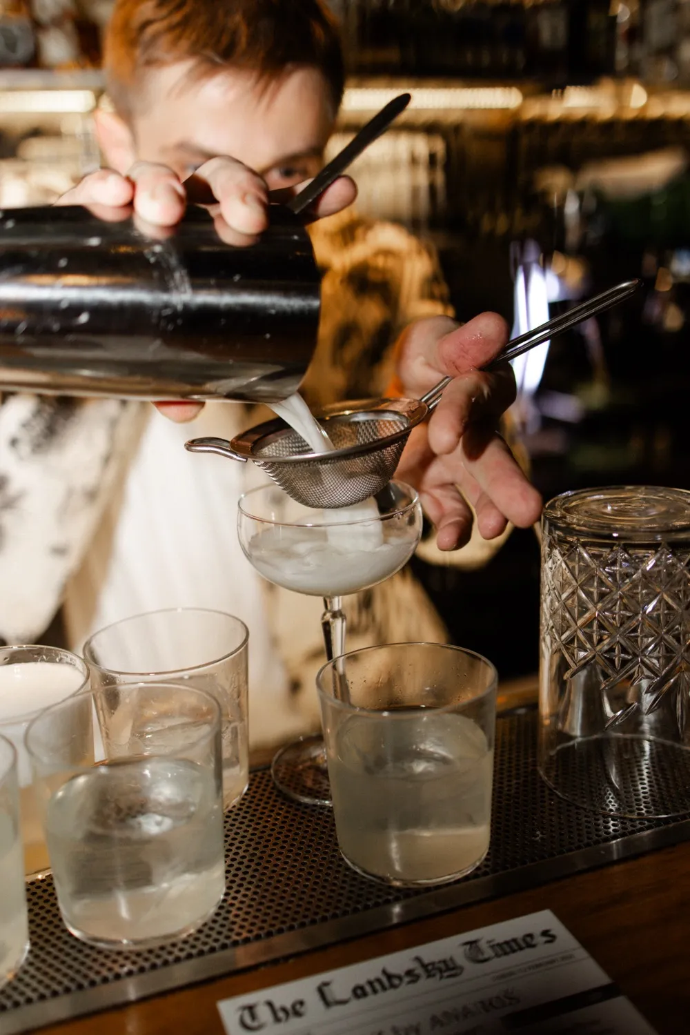 a person standing on top of a mountain