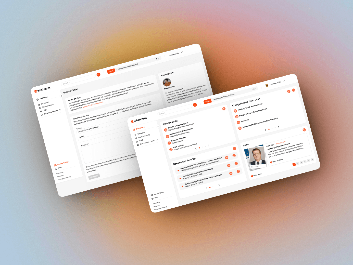 Projektbeschreibung des Kooperationspartner Portals der Wüstenrot Bausparkasse