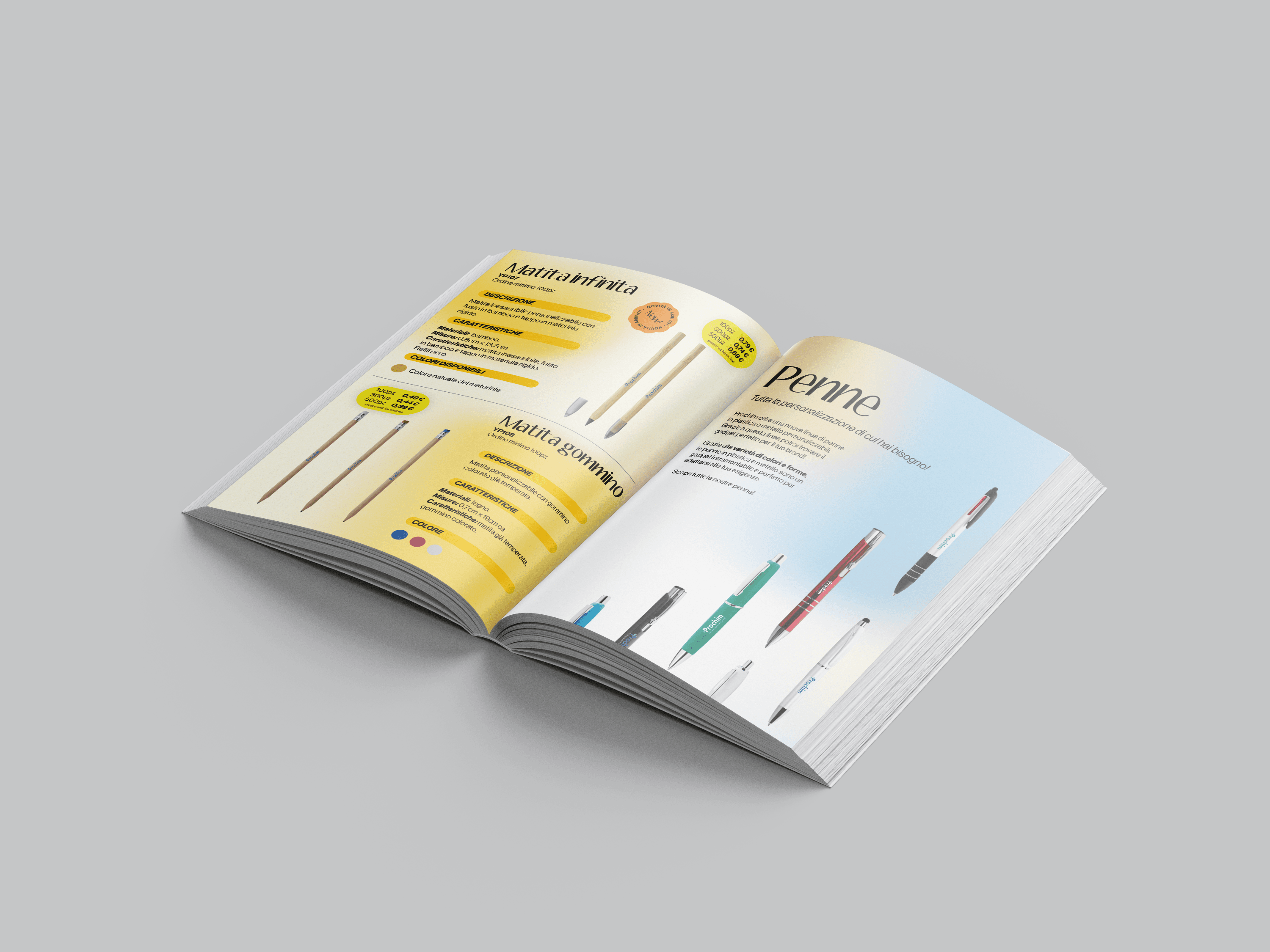 Pagina interna del catalogo