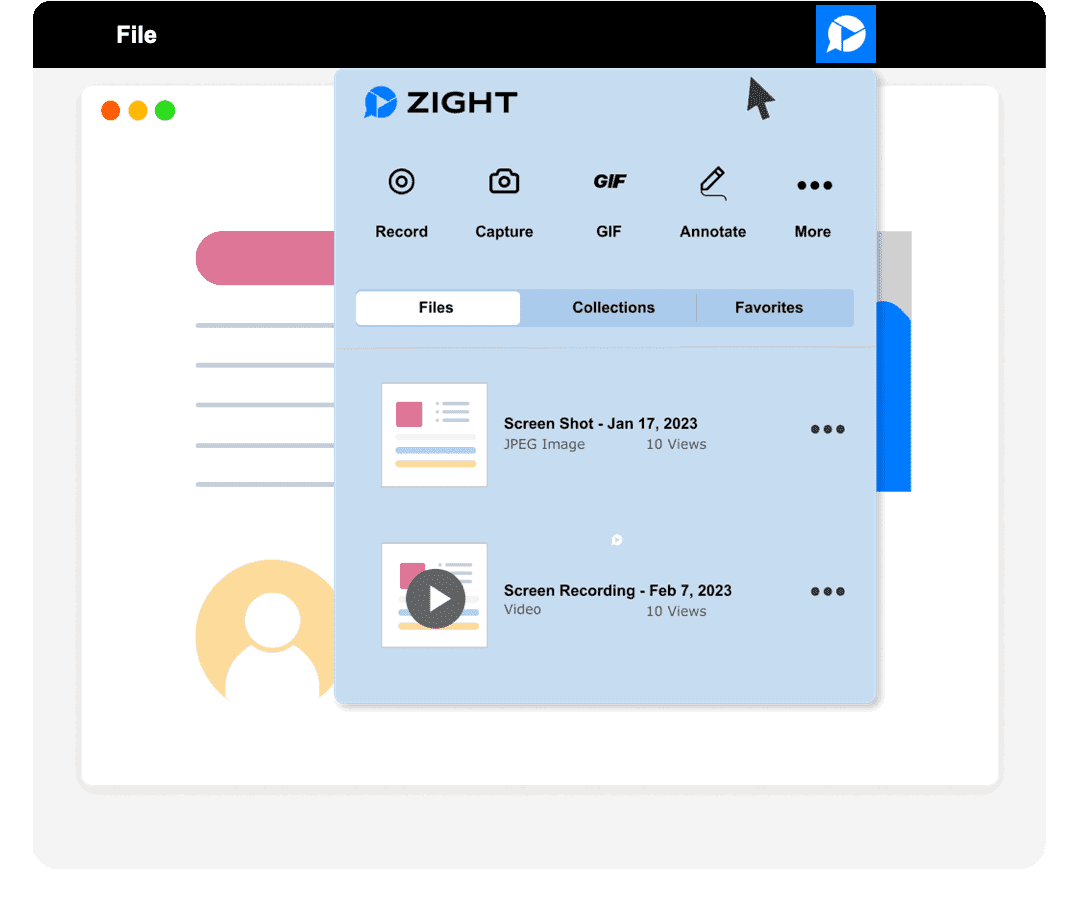 slide presentation recording