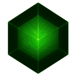 Abstract blue shapes create an interesting pattern.