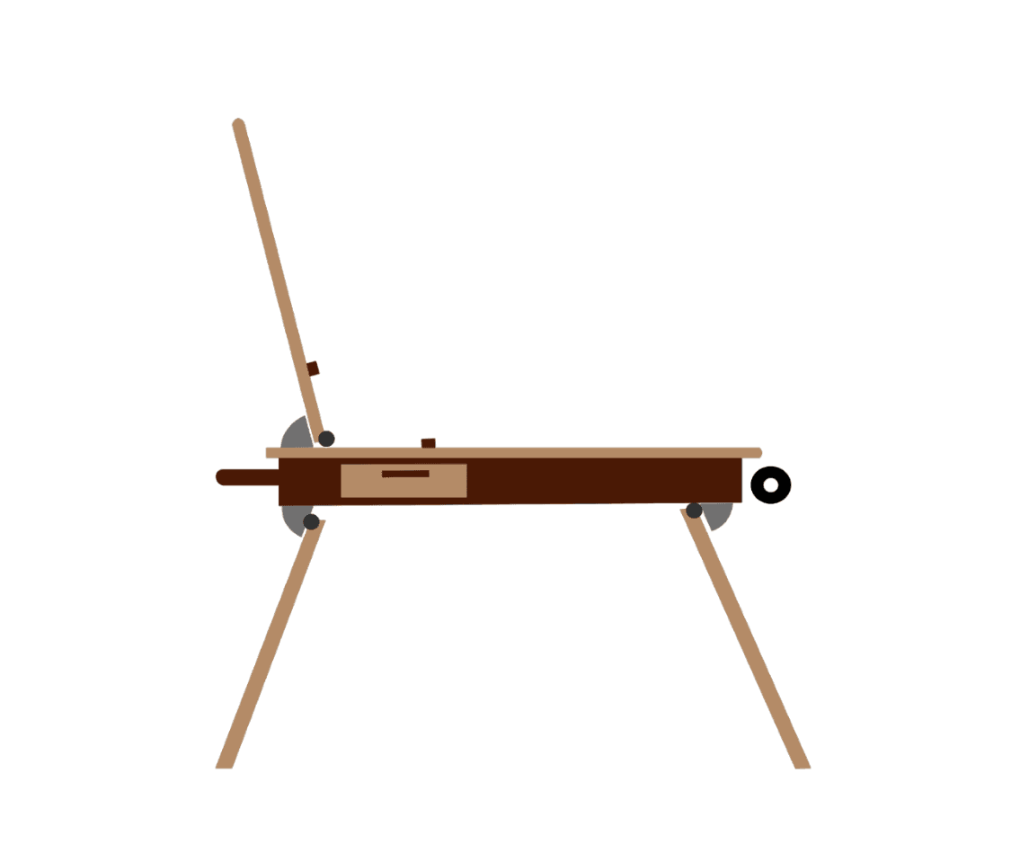 Ergonomic easel