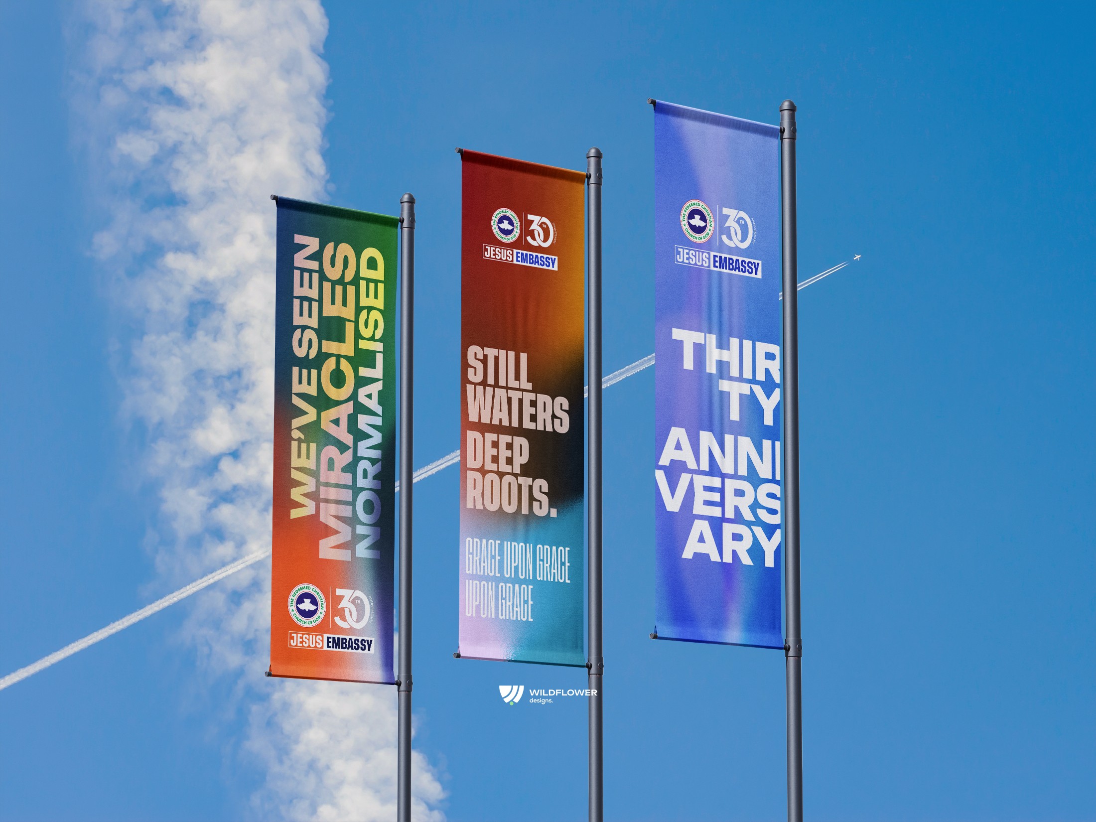 30th Anniversary Flag Designs