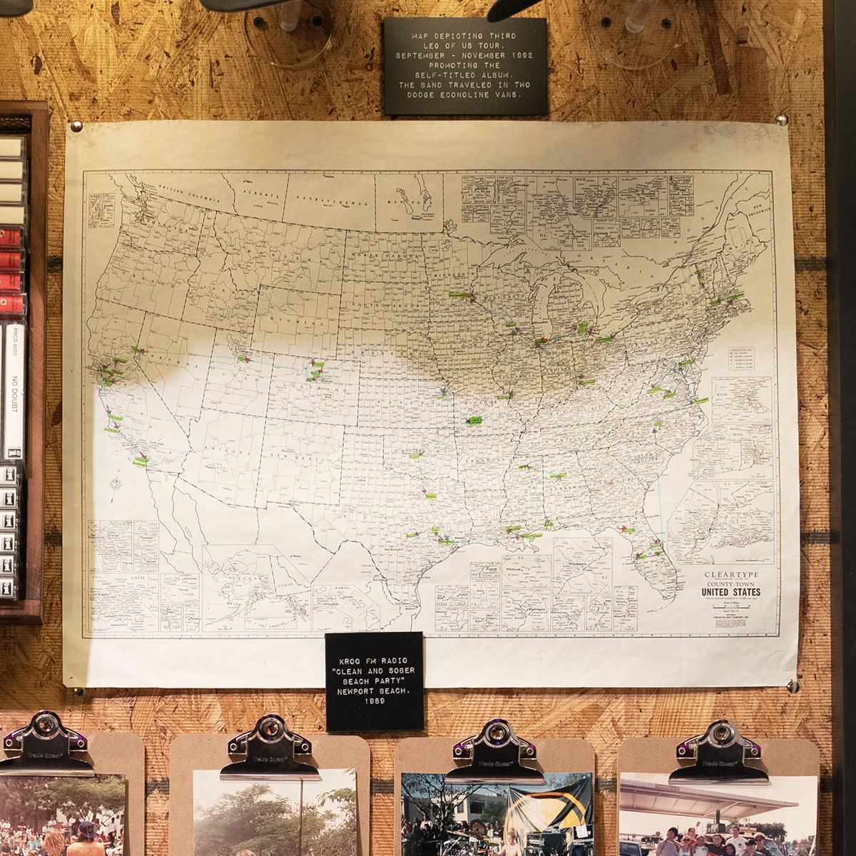 Tour map