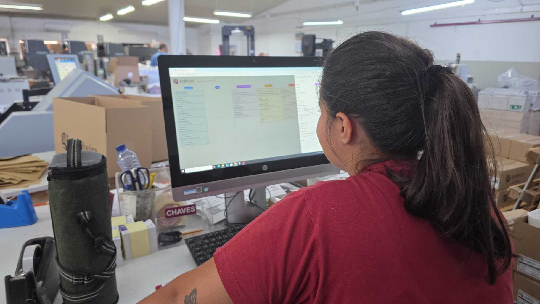 Kanban and list view with active Grafibeira projects