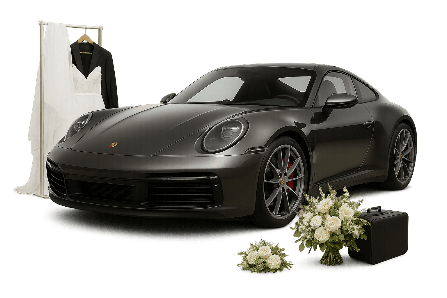 Voiture de luxe pour un mariage