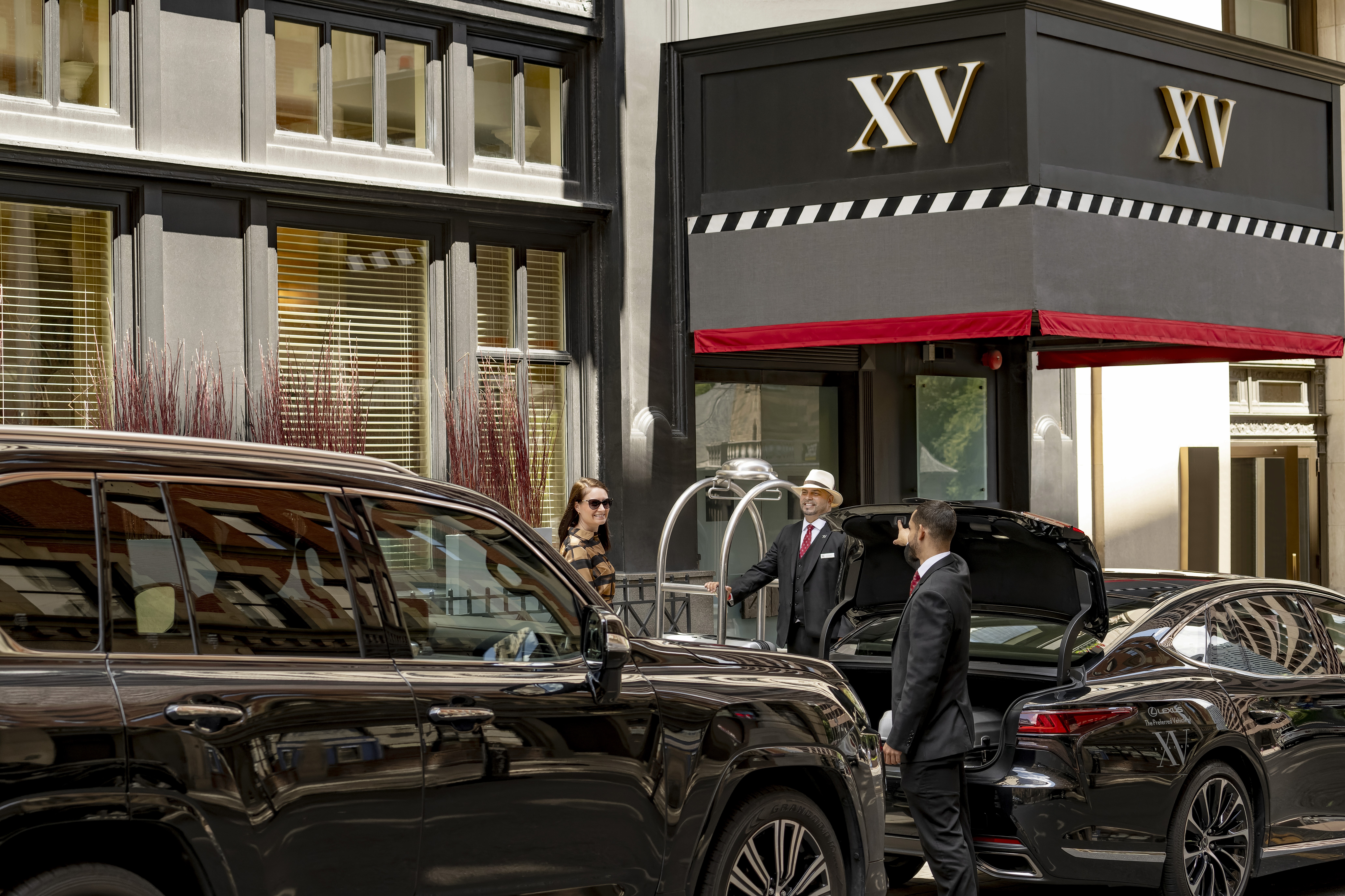The arrival experince at XV Beacon, Boston