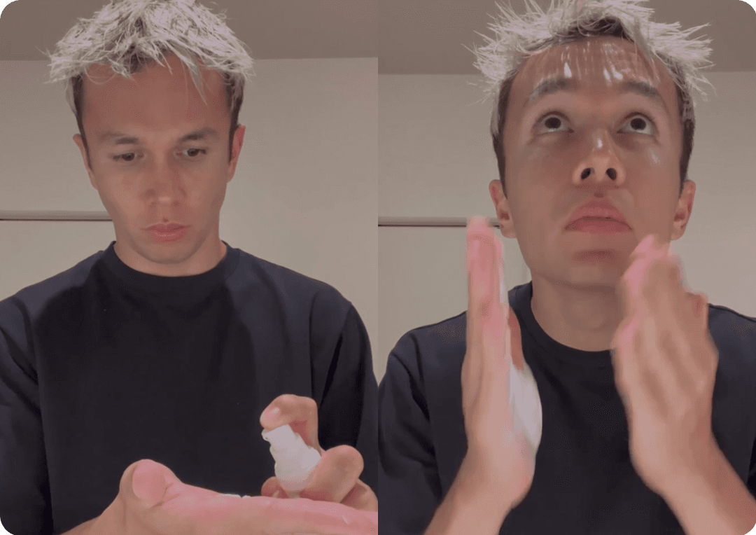 Alex Albon CeraVe ad 2023