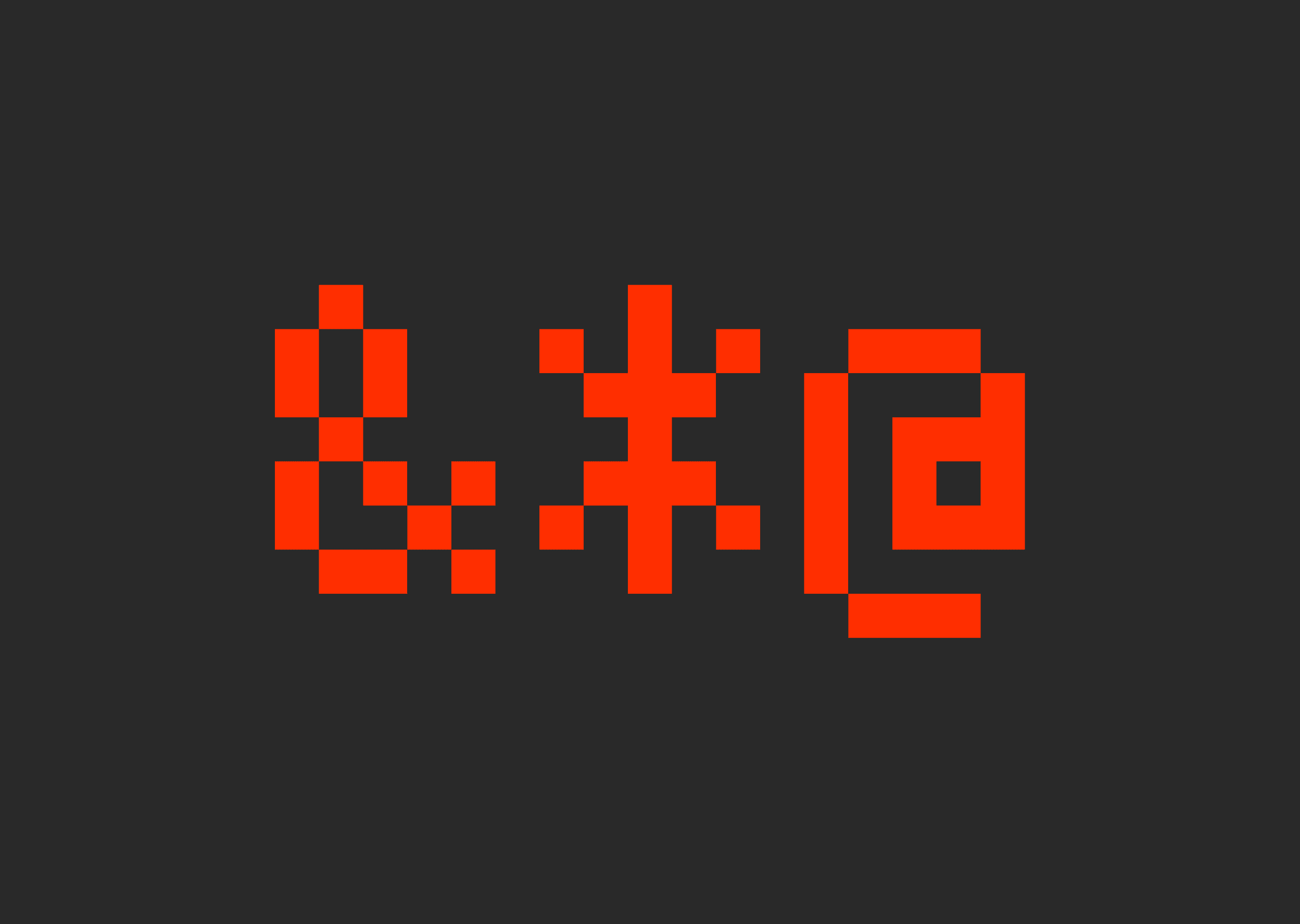 Pixel glyphs