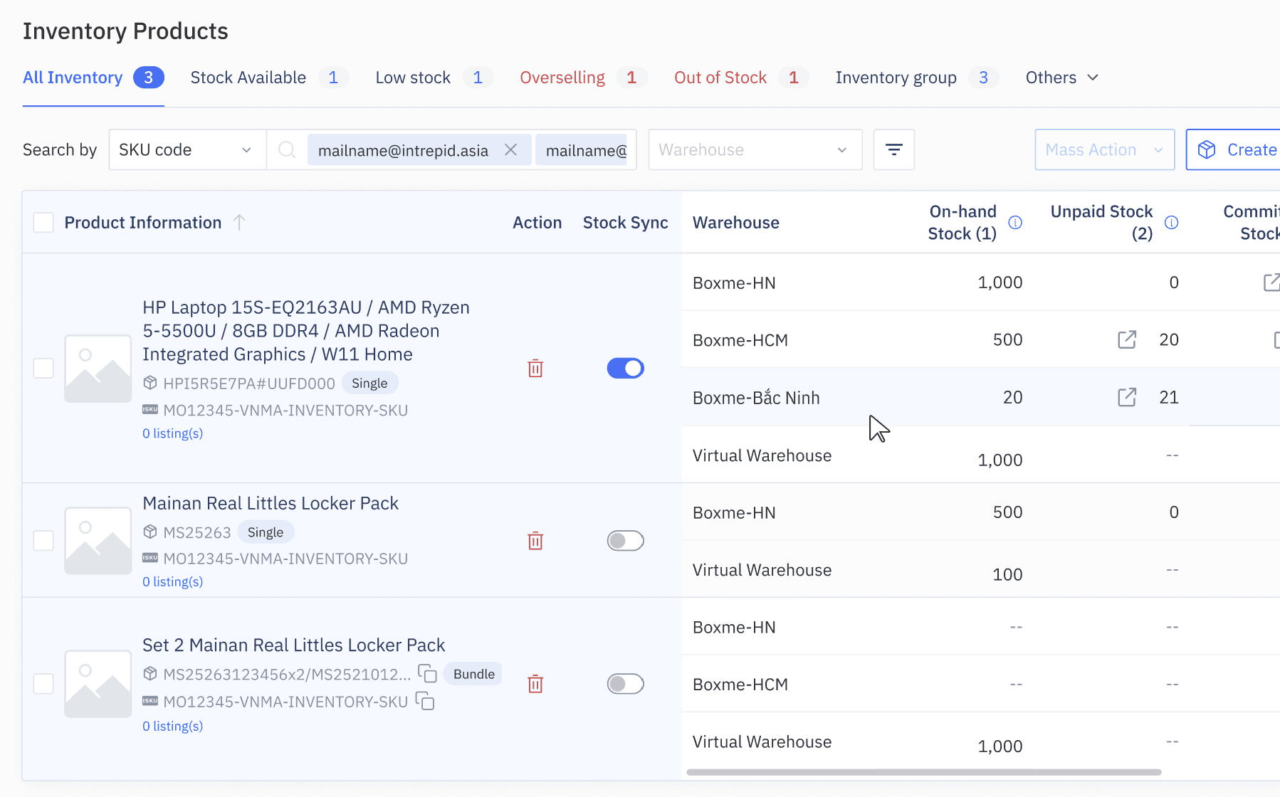 An image of Freelio's project ui