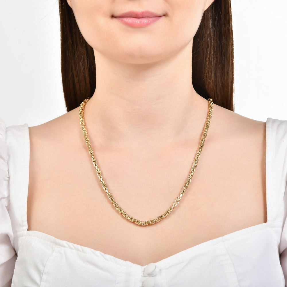 Assos Pırlanta 14 Ayar Altın 50 cm Zarif Zincir Kolye