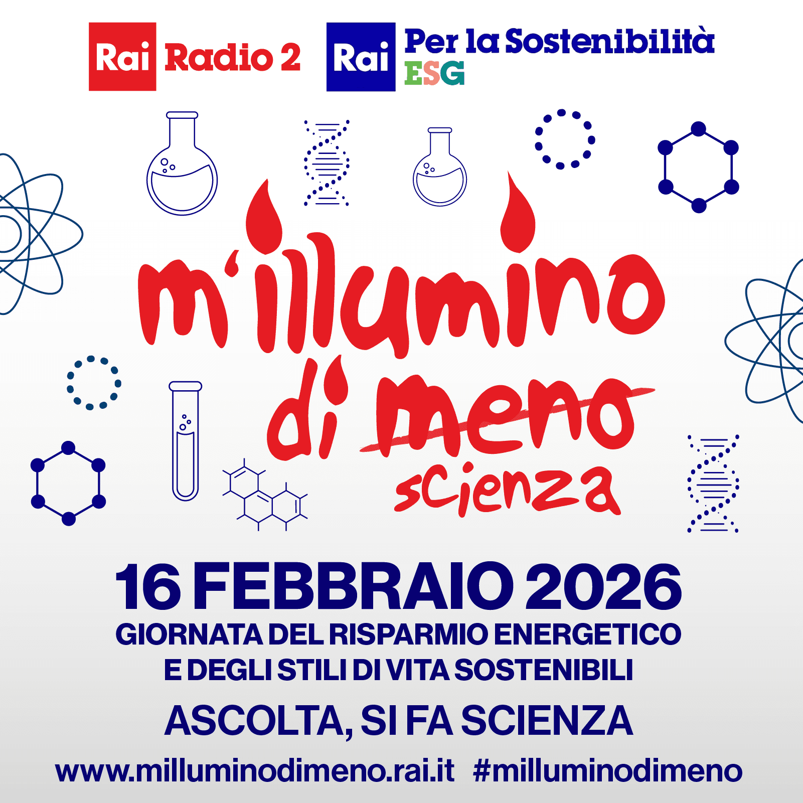 M'illumino di meno Rai Radio 2, 2024