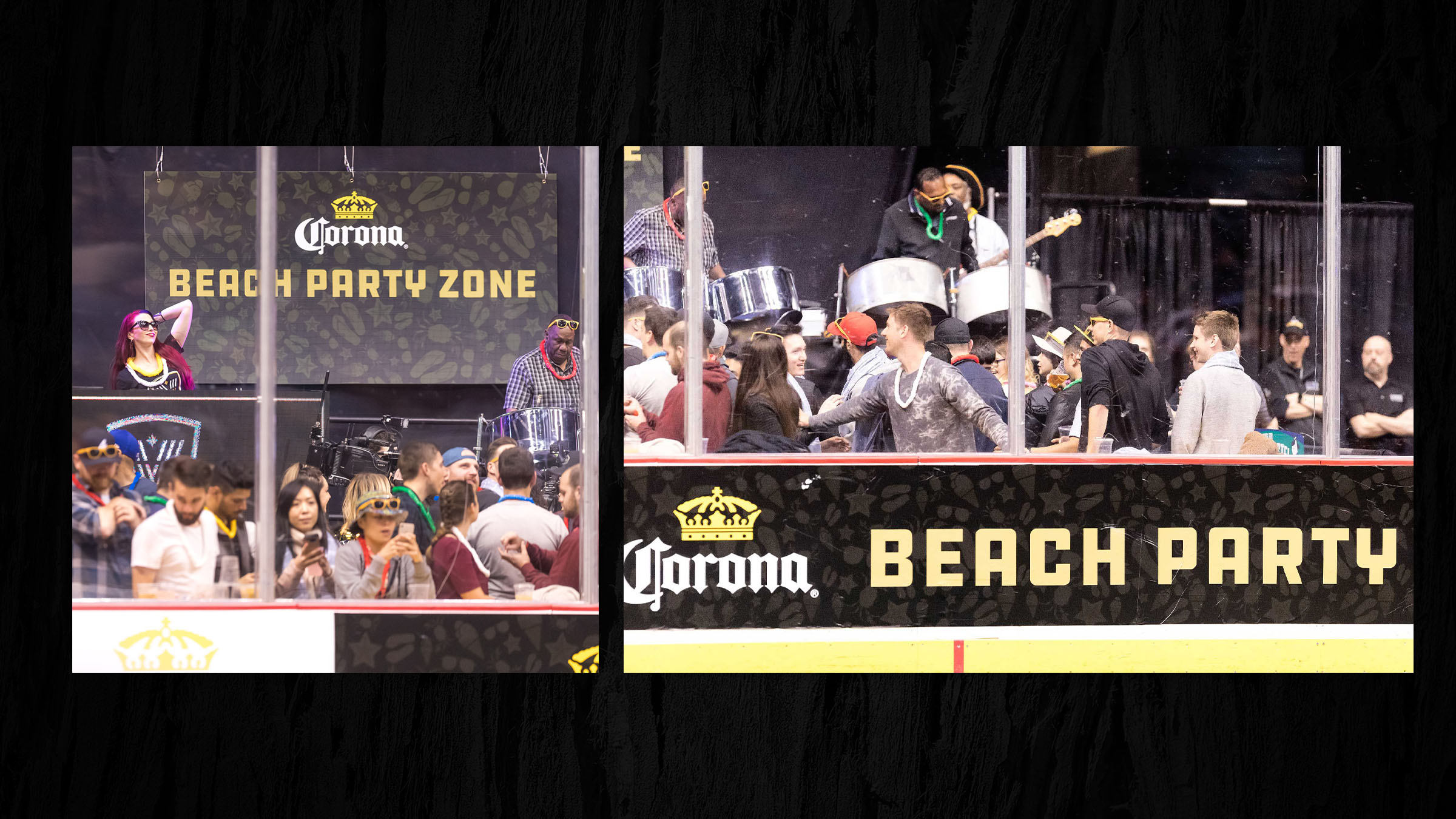 Beach Party in-game signage.