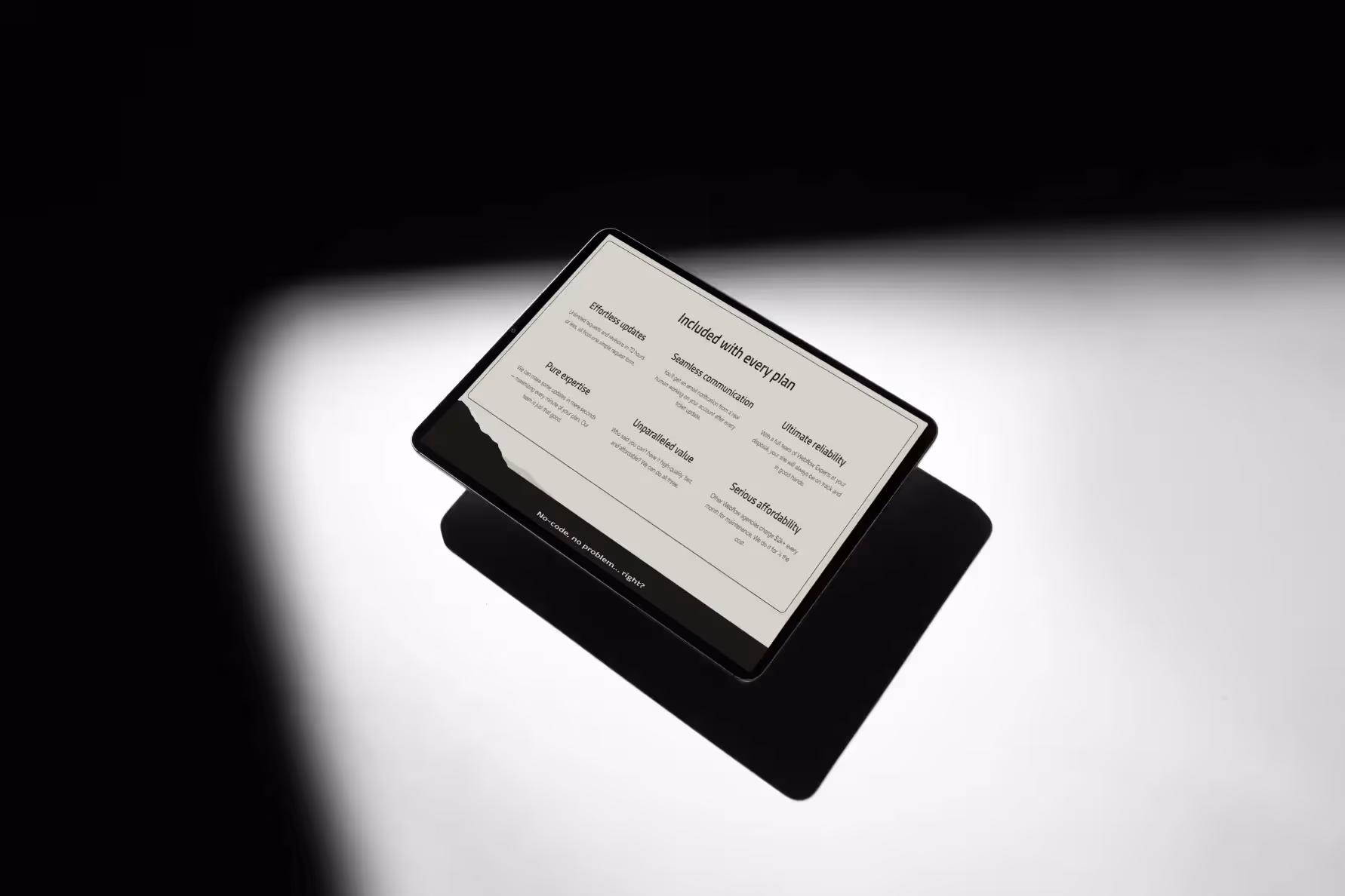 Flow n' Grow website displayed on a digital device mockup website showcase