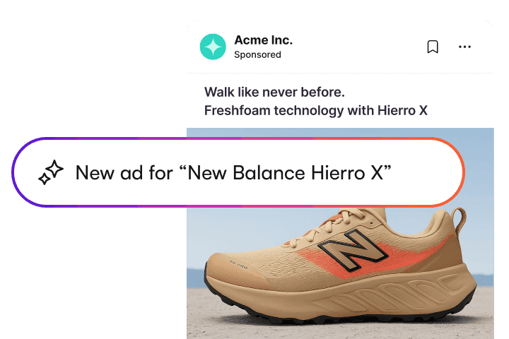 AI ad generator for all types of products