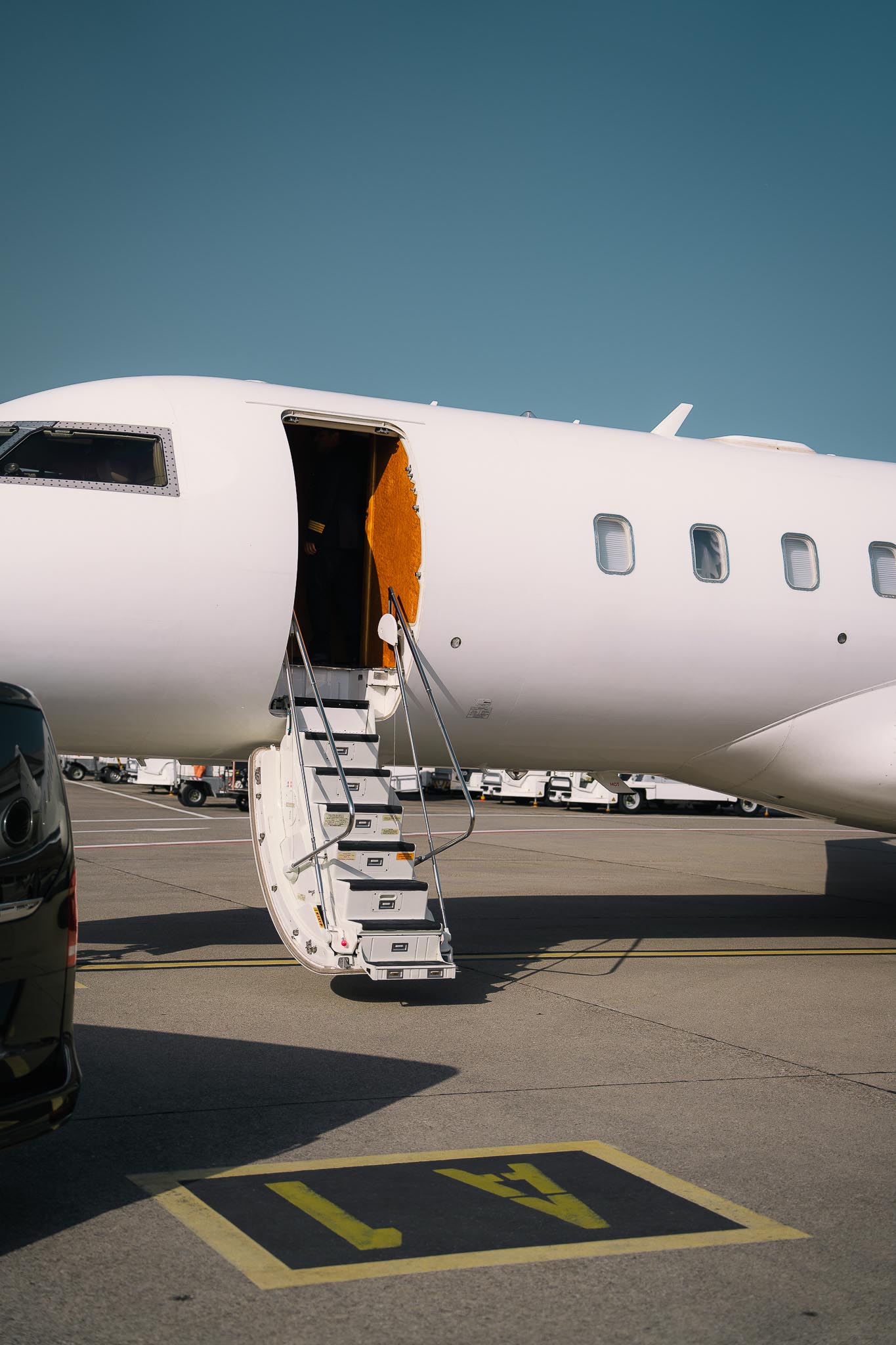 private jet door gva