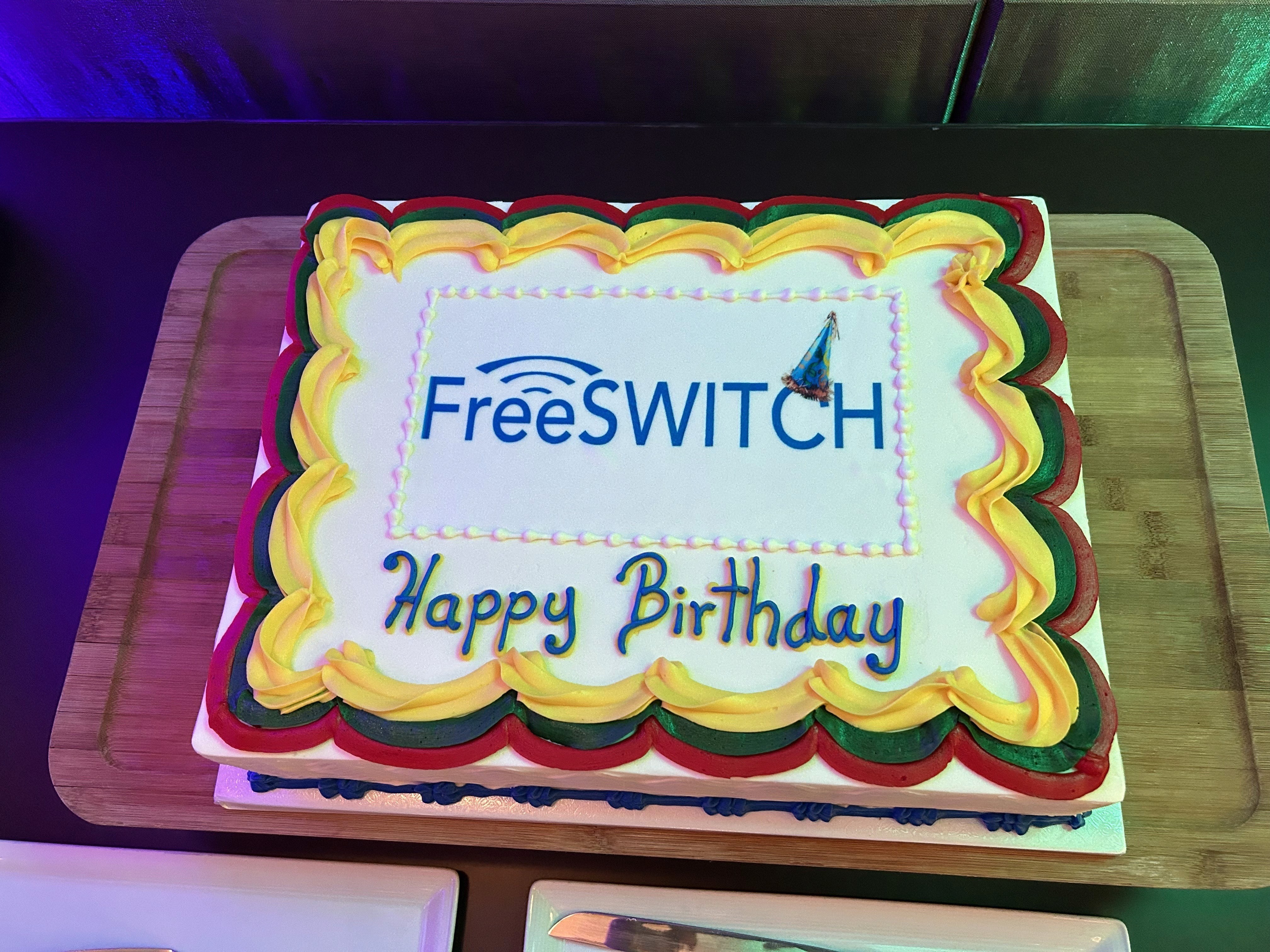 The 20th birthday cake