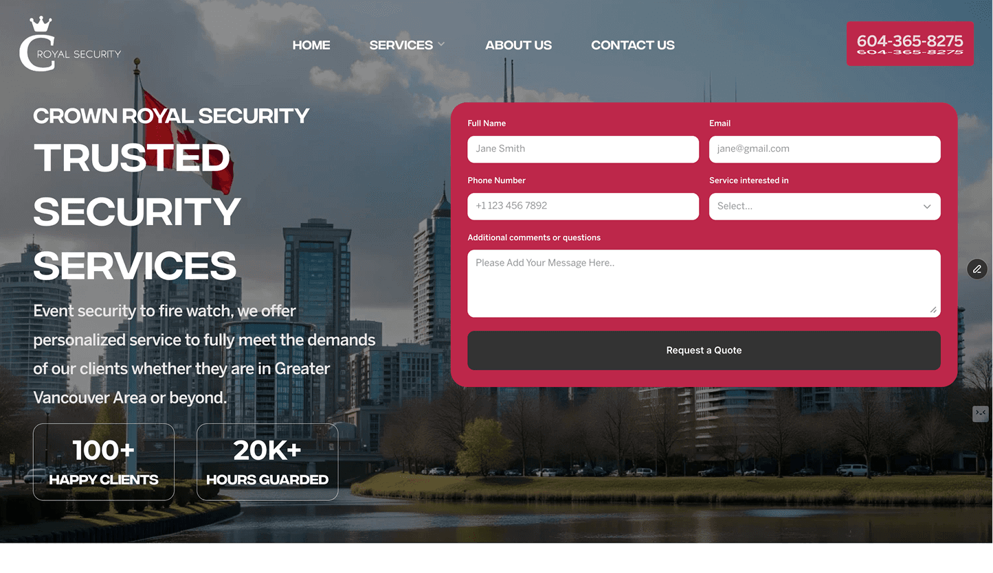 Crown Royal Security