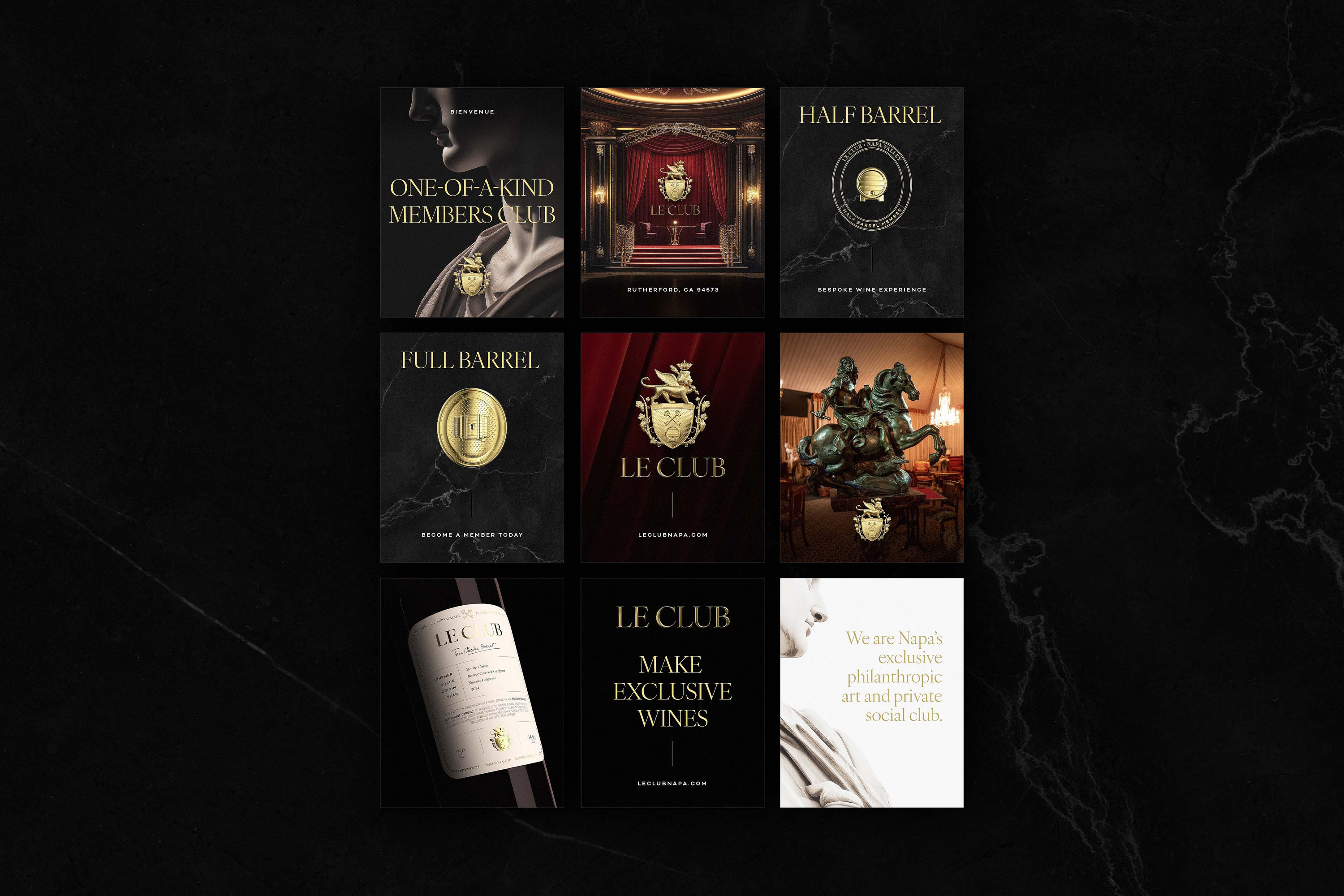 Social grid for Le Club