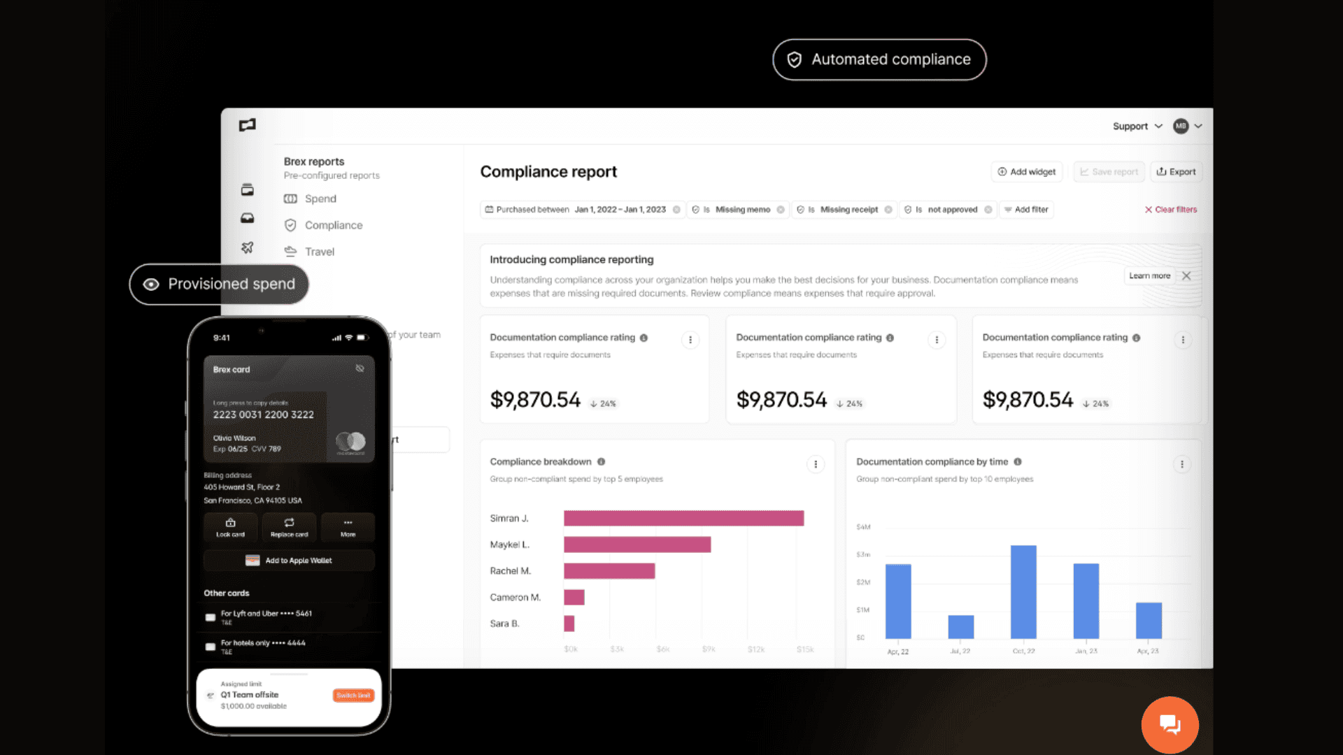Brex supports vendor management