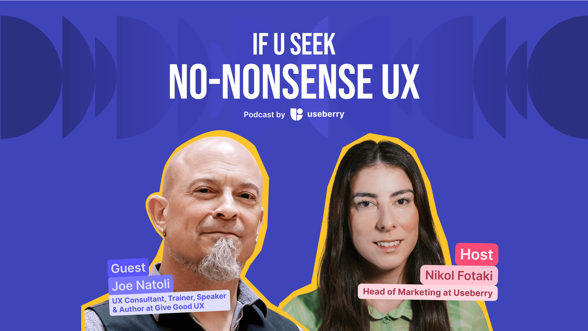 Cover of the if u seek podcast episode with the guest Joe Natoli who is a UX industry veteran, sharing his thoughts on UX industry and design